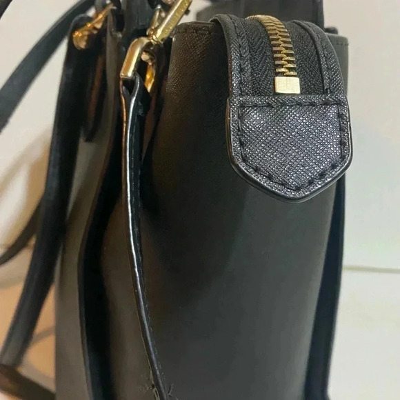 Michael kors Black saffiano leather satchel handbag - Picture 4 of 12